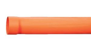 PVC INCOLLAGGIO TUBO D.100 ARANCIO MT.1 D181061