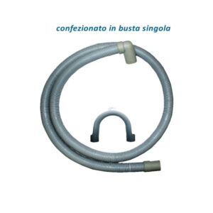 TUBO SCARICO IMBUSTATO CM 200 CON PIPA A40312