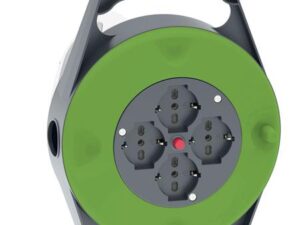 PROLUNGA AVVOLGICAVO 10MT. SPINA16A+T 4 PRESE UNIVERSALI PROTEZIONE TERMICA 800451